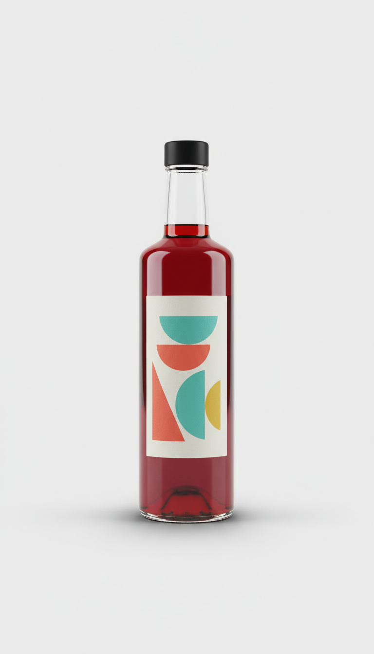 Classic Negroni glass bottle